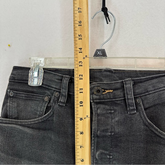 Levi’s Straight Fit Jeans High Waisted Womens 30 Black - Picture 4 of 10